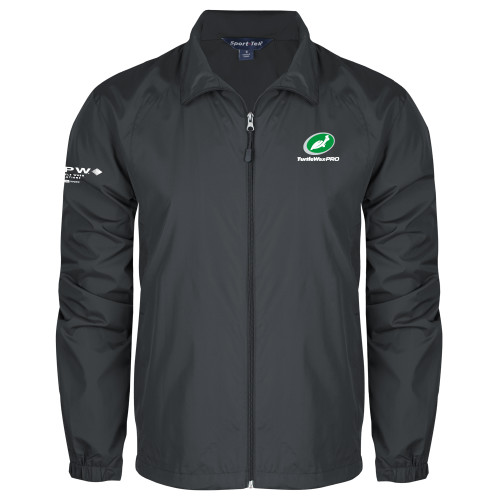  Charcoal Full Zip Wind Jacket - Turtle Wax Pro Flat