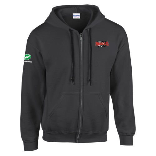  Charcoal Fleece Full Zip Hoodie - Protect It Embroidery