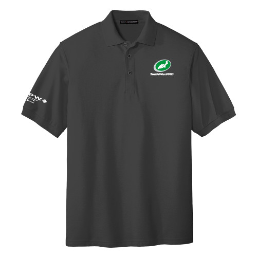  Charcoal Silk Touch Polo - Turtle Wax Pro Flat