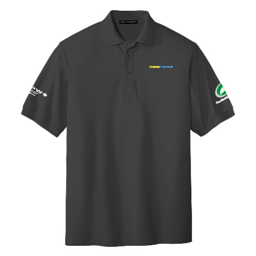  Charcoal Silk Touch Polo - EnergiSystems Wordmark