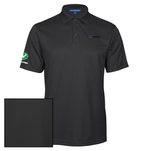  Charcoal Performance Fine Jacquard Polo - Advance Car Wash Solutions