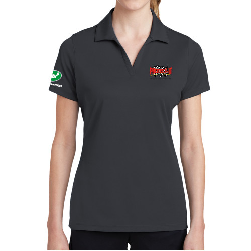  Womens Charcoal Dry Mesh Polo - Protect It Embroidery