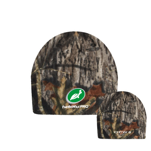  Mossy Oak Camo Fleece Beanie - Turtle Wax Pro Flat
