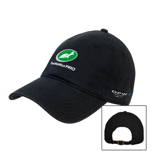 Transchem Black Unstructured Adjustable Low Profile Hat