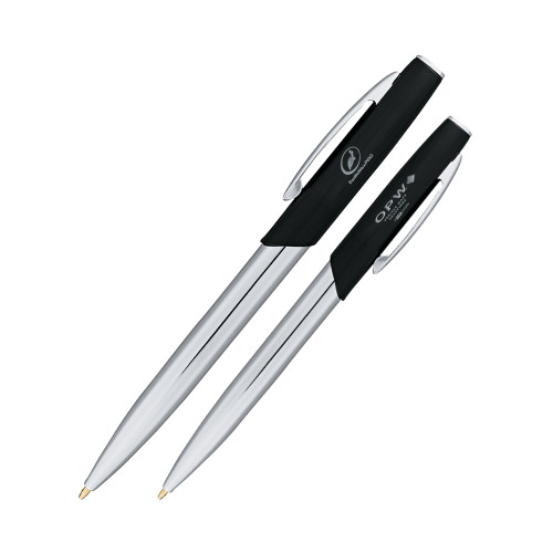  Geneva Black Twist Pen - Turtle Wax Pro Engraved