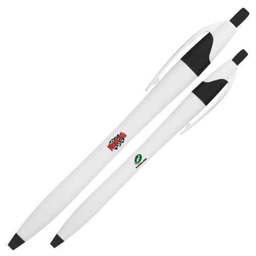  Dart White/Black Pen w/Blue Ink - Protect It