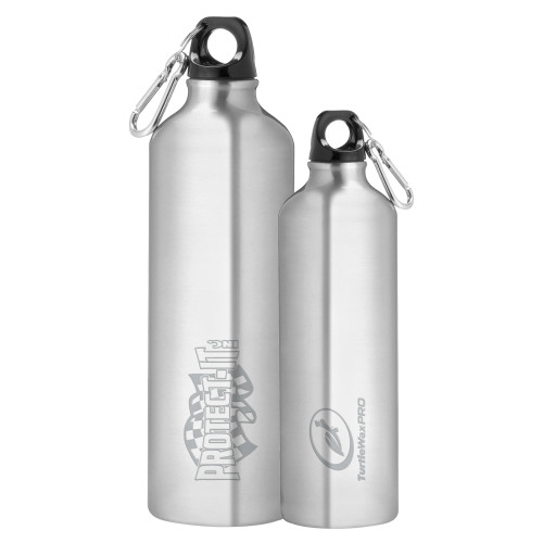  Venture Aluminum Silver Bike Bottle 26oz - Protect It Engraved