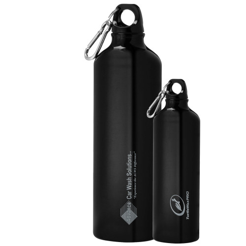  Venture Aluminum Black Bike Bottle 26oz - Advance Car Wash Solutions Engraved