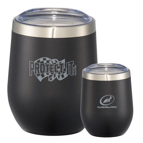 Corzo Vacuum Insulated Black Cup 12oz - Protect It Engraved