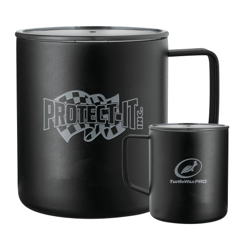  Rover Camp Vacuum Insulated Black Mug 14oz - Protect It Engraved