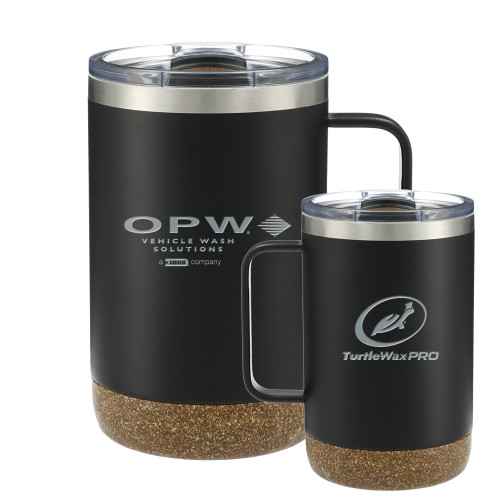  Valhalla Vacuum Insulated Camp Black Mug 14oz - OPW Vehicle Wash Solutions Engraved