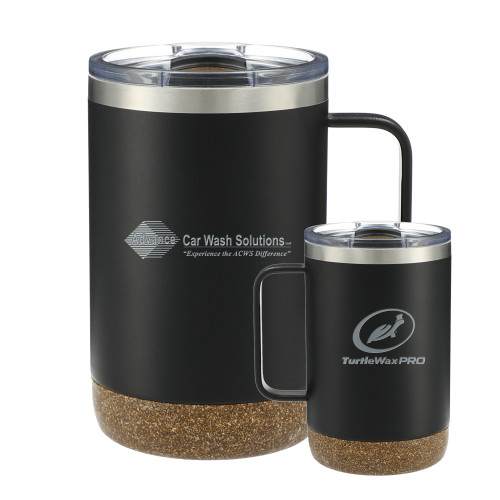  Valhalla Vacuum Insulated Camp Black Mug 14oz - Advance Car Wash Solutions Engraved