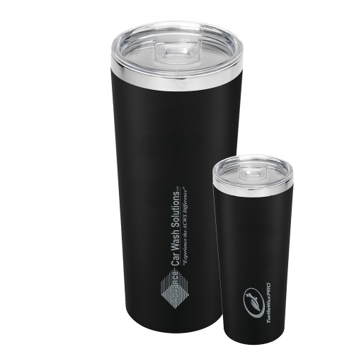  Thor Vacuum Insulated Black Tumbler 22oz - Advance Car Wash Solutions Engraved