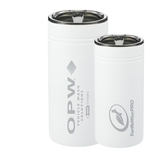  Sherpa Vacuum White Tumbler & Insulator 12oz - OPW Vehicle Wash Solutions Engraved