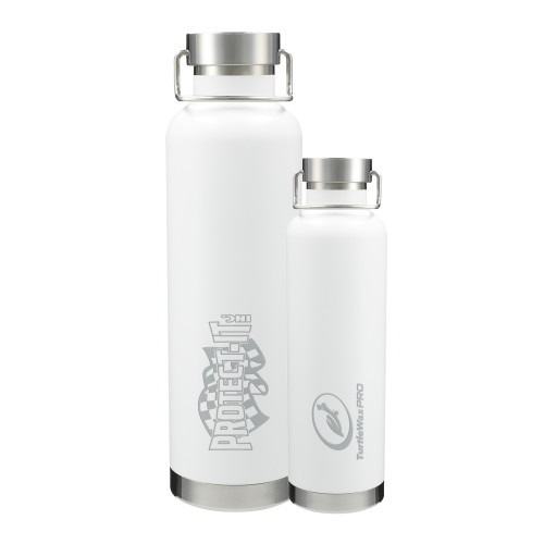  Thor Copper Vacuum Insulated White Bottle 32oz - Protect It Engraved