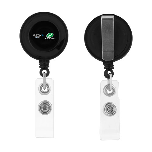  Black Retractable Badge Holder - OPW Vehicle Wash Solutions Turtle Wax Pro Horizontal
