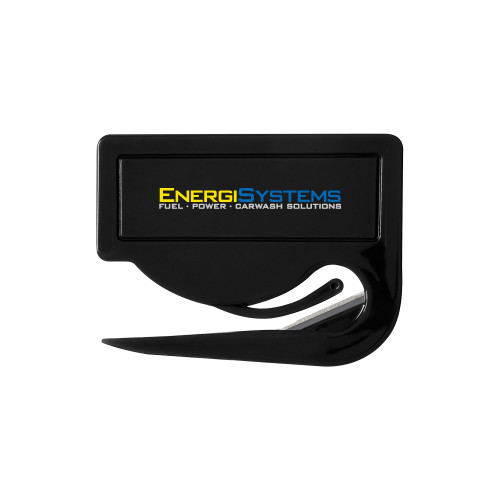  Black Letter Opener - EnergiSystems Wordmark with Tagline