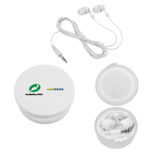  Ear Buds in White Case - Turtle Wax Pro EnergiSystems Horizontal