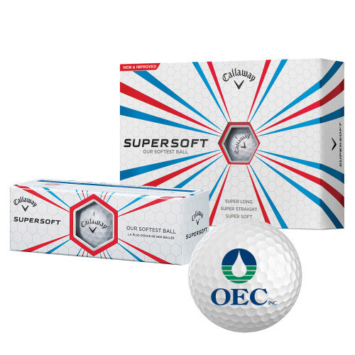  Callaway Supersoft Golf Balls 12/pkg - INK JET