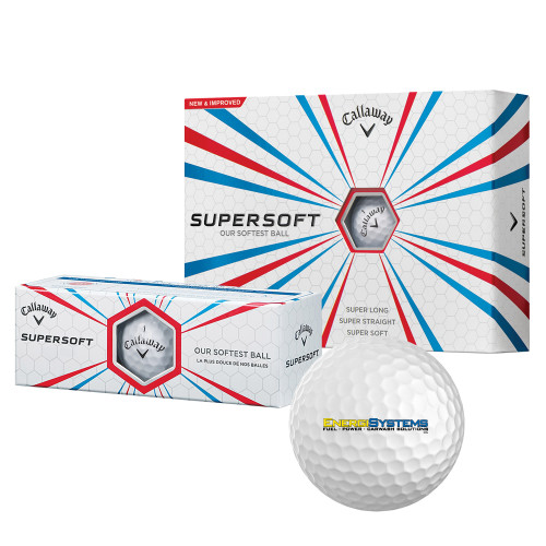  Callaway Supersoft Golf Balls 12/pkg - EnergiSystems Wordmark with Tagline