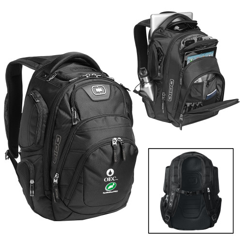  OGIO Black Stratagem Backpack - Turtle Wax Pro OEC Vertical