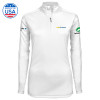 Thumbnail image for  Syntrel Womens White Interlock 1/4 Zip