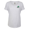 Thumbnail image for  Next Level Womens Heather White Triblend Dolman Tee