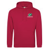 Thumbnail image for  Just Hoods Chili Red College Fleece Hoodie