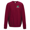 Thumbnail image for  Just Hoods Chili Red College Fleece Crew