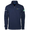 Thumbnail image for  Navy Slub Fleece 1/4 Zip Pullover