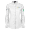Thumbnail image for  Womens White Twill Button Down Long Sleeve
