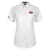 Thumbnail image for  Womens White Twill Button Up Short Sleeve