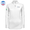 Thumbnail image for  Syntrel Womens White Interlock 1/4 Zip