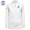 Thumbnail image for  Syntrel Womens White Interlock 1/4 Zip