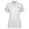 Thumbnail image for  Womens Silk Touch White Pique Polo