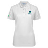 Thumbnail image for  Womens Silk Touch White Pique Polo