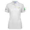 Thumbnail image for  Womens Silk Touch White Pique Polo