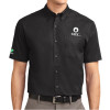 Thumbnail image for  Black Twill Button Down Short Sleeve