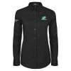 Thumbnail image for  Womens Black Twill Button Down Long Sleeve 