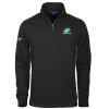 Thumbnail image for  Black Slub Fleece 1/4 Zip Pullover