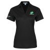 Thumbnail image for  Womens Black Performance Fine Jacquard Polo
