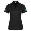 Thumbnail image for  Womens Black Performance Fine Jacquard Polo