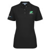 Thumbnail image for  Womens Silk Touch Black Pique Polo