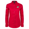 Thumbnail image for  Womens Red Twill Button Down Long Sleeve 