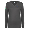 Thumbnail image for  Womens Charcoal Heather VNeck Sweater