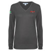 Thumbnail image for  Womens Charcoal Heather VNeck Sweater