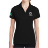 Thumbnail image for  Womens Black Dry Mesh Polo