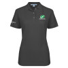 Thumbnail image for  Womens Silk Touch Charcoal Pique Polo