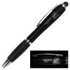 Thumbnail image for  LIGHT UP LOGO Black Stylus Pen