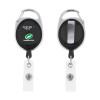 Thumbnail image for  Black Oval Retractable Badge Holder w/Clip